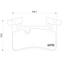 Juego de 4 pastillas de freno BREMBO P 50 110