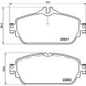 Juego de 4 pastillas de freno BREMBO P 50 118