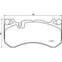 Juego de 4 pastillas de freno BREMBO P 50 142