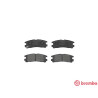 Juego de 4 pastillas de freno BREMBO P 54 012