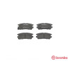 Juego de 4 pastillas de freno BREMBO P 54 018