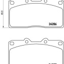 Juego de 4 pastillas de freno BREMBO P 54 019