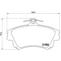 Juego de 4 pastillas de freno BREMBO P 54 036