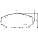 Juego de 4 pastillas de freno BREMBO P 54 059