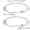 Juego de 4 pastillas de freno BREMBO P 56 042