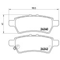 Juego de 4 pastillas de freno BREMBO P 56 060