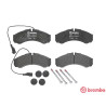 Juego de 4 pastillas de freno BREMBO P 56 069