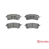 Juego de 4 pastillas de freno BREMBO P 56 082