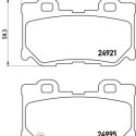 Juego de 4 pastillas de freno BREMBO P 56 095