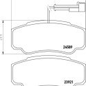 Juego de 4 pastillas de freno BREMBO P 56 122