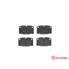 Juego de 4 pastillas de freno BREMBO P 59 005
