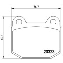 Juego de 4 pastillas de freno BREMBO P 59 025