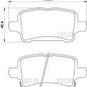 Juego de 4 pastillas de freno BREMBO P 59 090