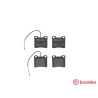 Juego de 4 pastillas de freno BREMBO P 61 038