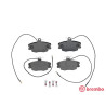 Juego de 4 pastillas de freno BREMBO P 61 043