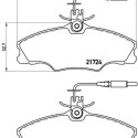 Juego de 4 pastillas de freno BREMBO P 61 056