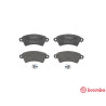 Juego de 4 pastillas de freno BREMBO P 61 065