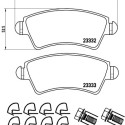 Juego de 4 pastillas de freno BREMBO P 61 067