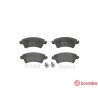 Juego de 4 pastillas de freno BREMBO P 61 067