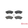 Juego de 4 pastillas de freno BREMBO P 61 075