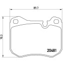 Juego de 4 pastillas de freno BREMBO P 65 002