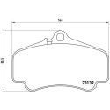 Juego de 4 pastillas de freno BREMBO P 65 011