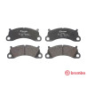 Juego de 4 pastillas de freno BREMBO P 65 025