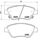 Juego de 4 pastillas de freno BREMBO P 66 001