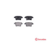 Juego de 4 pastillas de freno BREMBO P 66 002