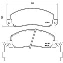 Juego de 4 pastillas de freno BREMBO P 68 006