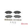 Juego de 4 pastillas de freno BREMBO P 68 049