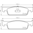 Juego de 4 pastillas de freno BREMBO P 68 069