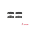 Juego de 4 pastillas de freno BREMBO P 78 005