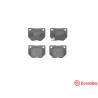 Juego de 4 pastillas de freno BREMBO P 78 016