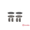 Juego de 4 pastillas de freno BREMBO P 78 020