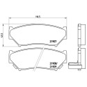 Juego de 4 pastillas de freno BREMBO P 79 008
