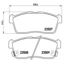 Juego de 4 pastillas de freno BREMBO P 79 012