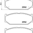 Juego de 4 pastillas de freno BREMBO P 79 023