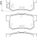 Juego de 4 pastillas de freno BREMBO P 79 027
