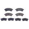 Juego de 4 pastillas de freno BREMBO P 82 004