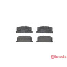 Juego de 4 pastillas de freno BREMBO P 83 011