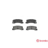 Juego de 4 pastillas de freno BREMBO P 83 015