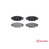 Juego de 4 pastillas de freno BREMBO P 83 023