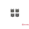 Juego de 4 pastillas de freno BREMBO P 83 045
