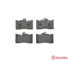 Juego de 4 pastillas de freno BREMBO P 83 072