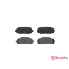 Juego de 4 pastillas de freno BREMBO P 83 086