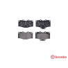 Juego de 4 pastillas de freno BREMBO P 83 095