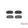 Juego de 4 pastillas de freno BREMBO P 83 101