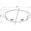 Juego de 4 pastillas de freno BREMBO P 83 104