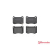 Juego de 4 pastillas de freno BREMBO P 83 134